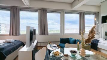 1 Schlafzimmer, kostenloses WLAN, Bettwäsche, Rollstuhlgeeignet