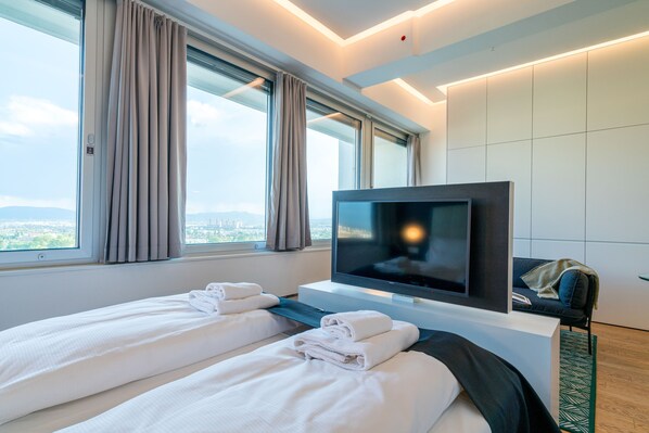 Wifi gratis, ropa de cama, accesible en silla de ruedas