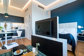 1 Schlafzimmer, kostenloses WLAN, Bettwäsche, Rollstuhlgeeignet