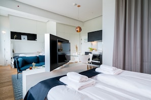 1 Schlafzimmer, kostenloses WLAN, Bettwäsche, Rollstuhlgeeignet