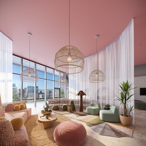 Lobby sitting area