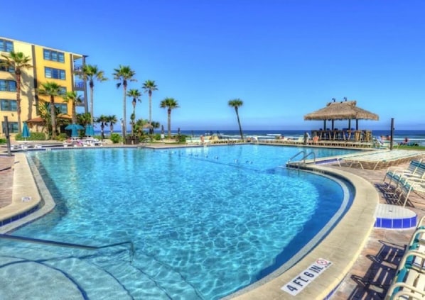 Indoor pool, outdoor pool