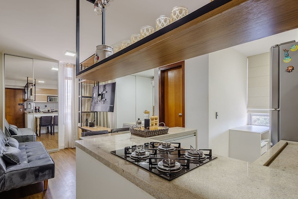 Apartamento básico | Parte interna