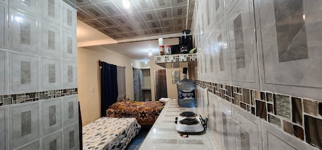 Superior Apartment, Balcony | Private kitchen