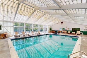 Piscine couverte, piscine chauffée