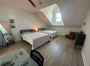 2 dormitorios, tabla de planchar con plancha, wifi y ropa de cama