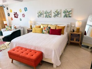 1 habitación, tabla de planchar con plancha, wifi gratis y ropa de cama 