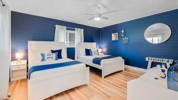 4 bedrooms, iron/ironing board, travel crib, free WiFi