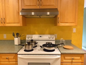 Oven, stovetop, dishwasher