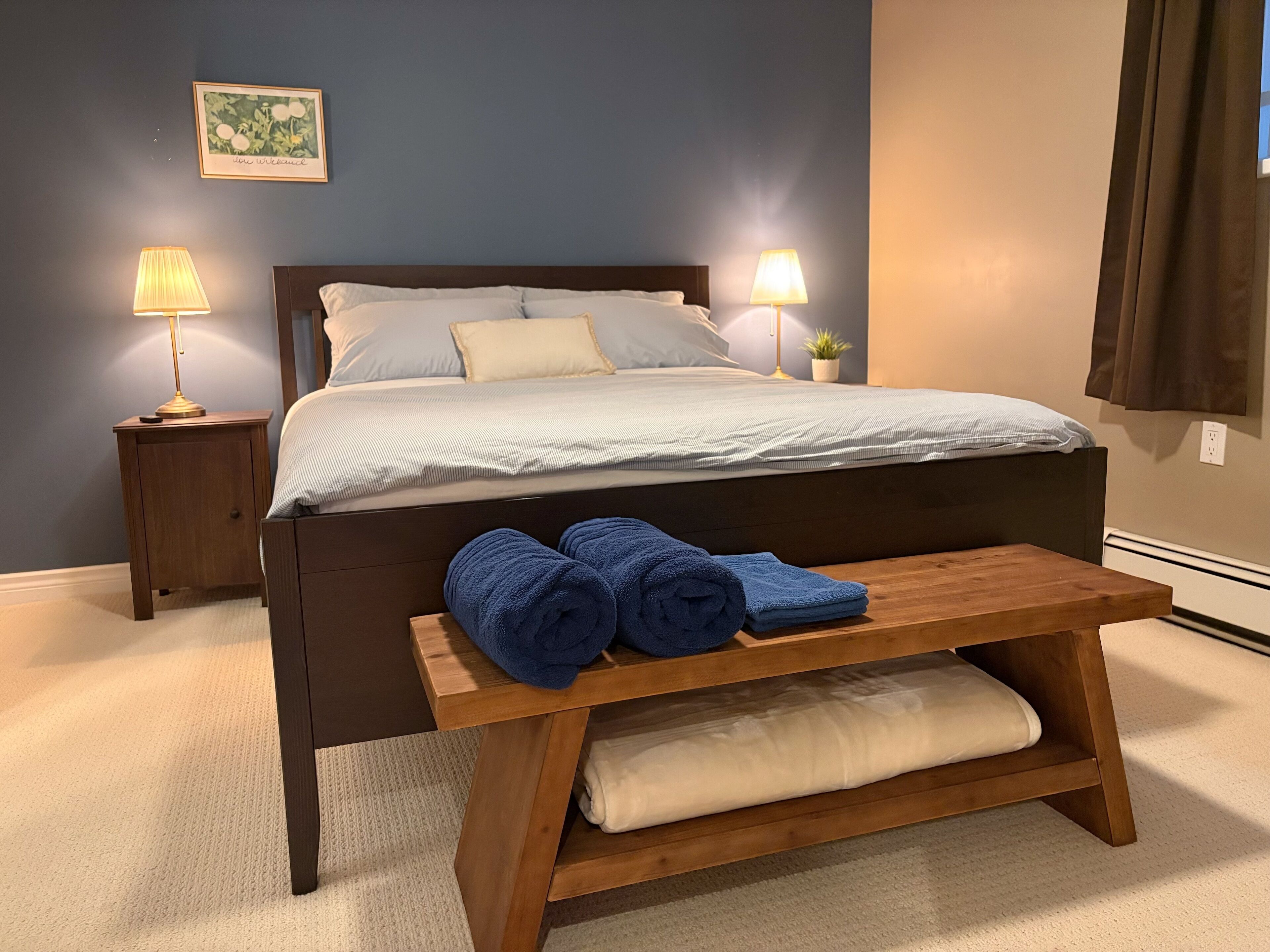 2 bedrooms, iron/ironing board, free WiFi, bed sheets