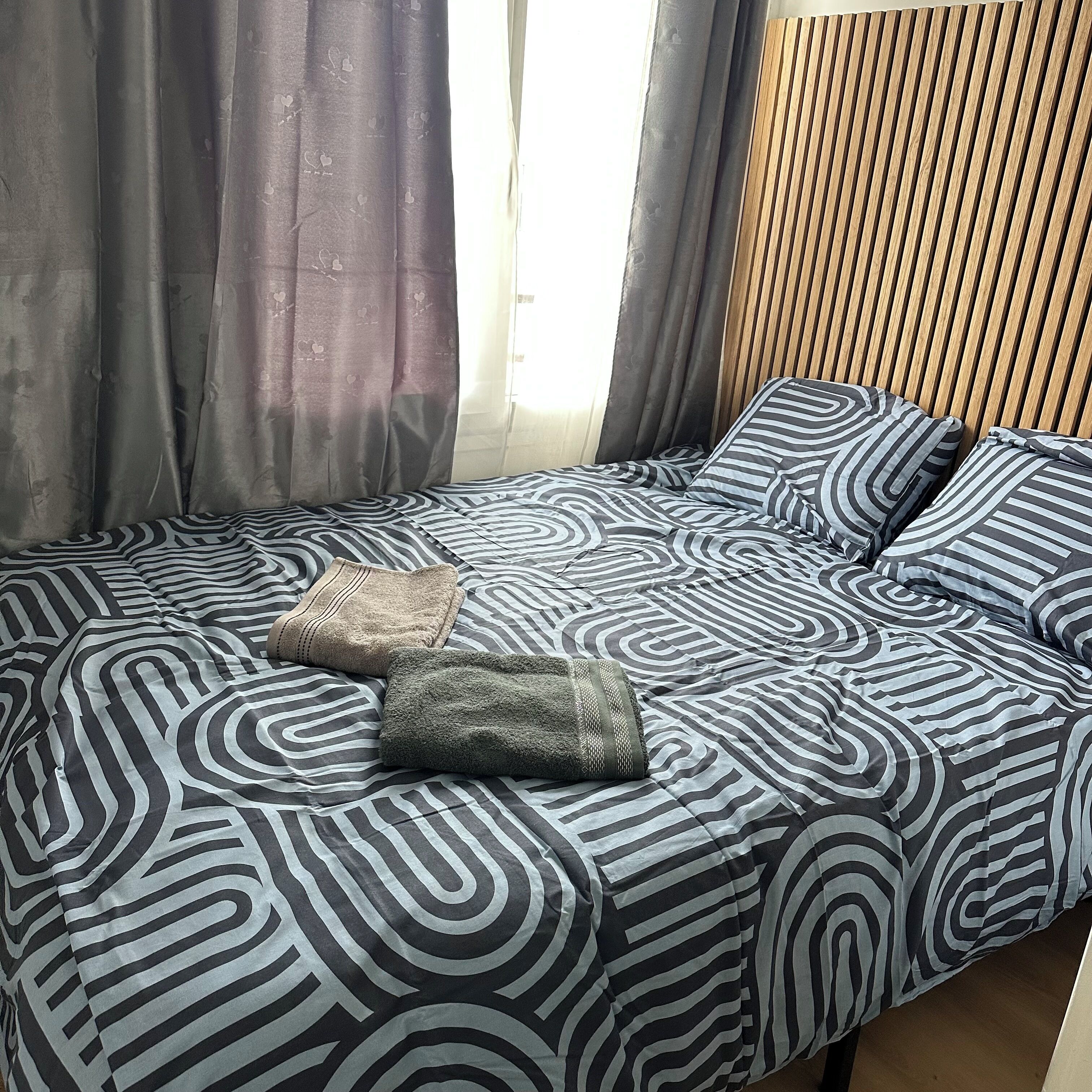 2 間睡房、Wi-Fi、床單