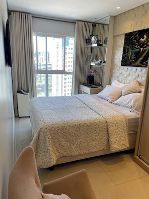 1 chambre, fer et planche à repasser, Wi-Fi, draps fournis