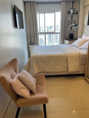 1 chambre, fer et planche à repasser, Wi-Fi, literie fournie