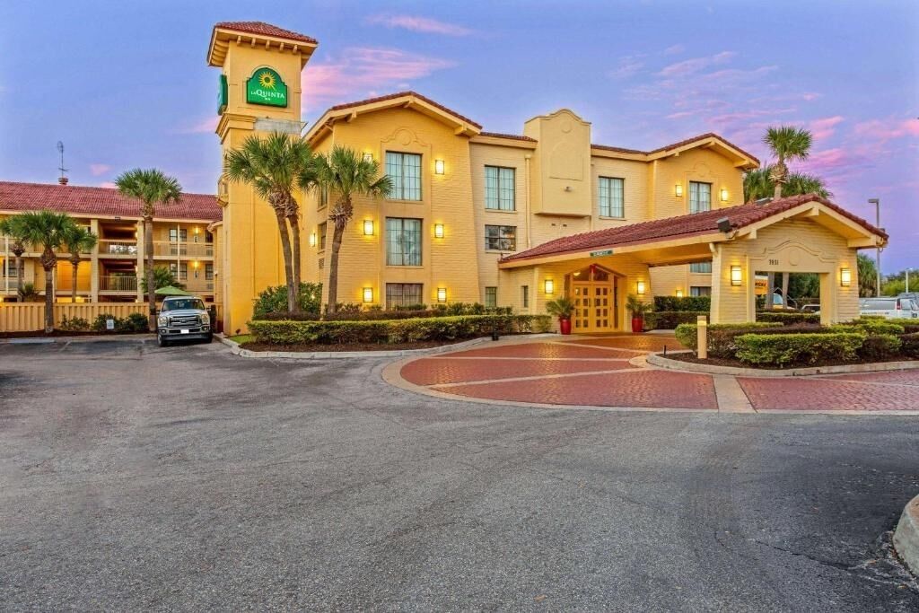 Arrive to a warmly lit entrance for easy check-in.