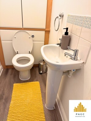Towels, soap, toilet paper