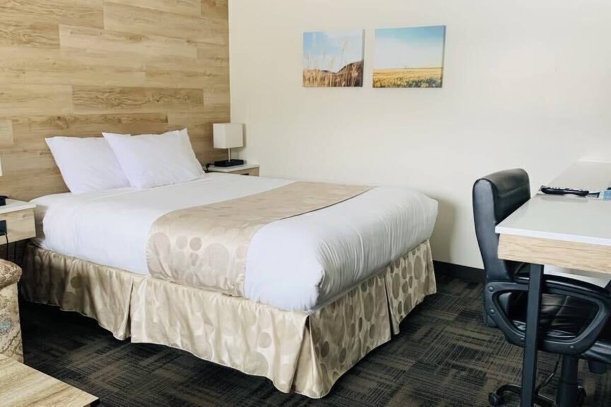 Single Room, 1 Queen Bed | Laptop workspace, free WiFi