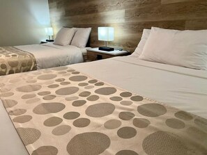 Family Suite, 2 Queen Beds, Kitchenette | Hypo-allergenic bedding, memory-foam beds, individually furnished, desk - Mokai Inn (Outlook)