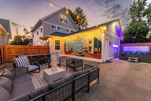 Terrace/patio - Private Cinema + Cowboy Pool, Putt Putt, Arcade (Indianapolis)
