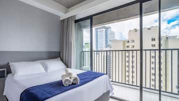 Apartemen Basic | 1 kamar tidur dan Wi-Fi gratis