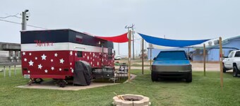 All-American Travel Trailer Near The Beach