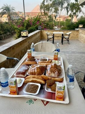 Kontinental frokost er inkludert hver dag