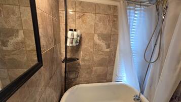 Hair dryer, towels