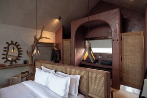 Minibar, in-room safe, desk, laptop workspace - Joud by the sea (Jambiani)