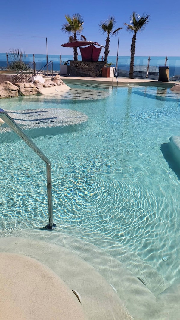 Apartment, 3 Bedrooms, Accessible, Balcony | Pool | Outdoor pool