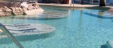 Apartment, 3 Bedrooms, Accessible, Balcony | Pool | Outdoor pool