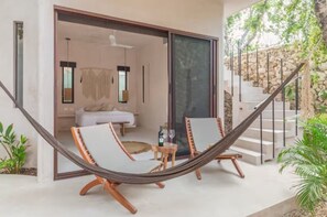 Terrace/patio - APSARA 3 villas condominiums top pools in beautiful Tulum (Tulum)