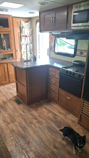 Microwave, oven, stovetop