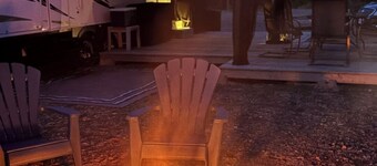 Cozy Camper setup, off grid