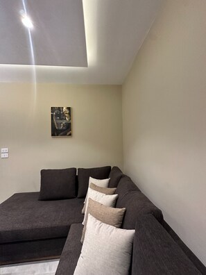 Apartment, 1 Bedroom, Accessible, Smoking | Living room