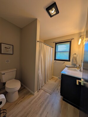 Towels, soap, toilet paper