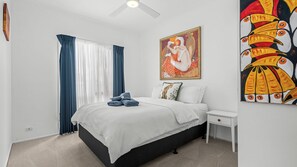 2 habitaciones y ropa de cama