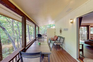 House, 3 Bedrooms, Patio, Lake View | Balcony - Lakeside Bliss (Hot Springs Village)