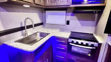 Microwave, oven, stovetop