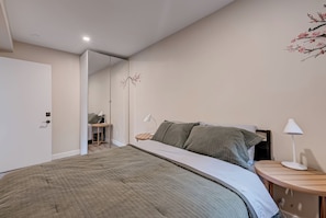 2 chambres, bureau, fer et planche Ă repasser, accĂšs au Wi-Fi (inclus)