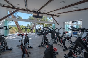 Mobile Unterkunft | Fitnessbereich