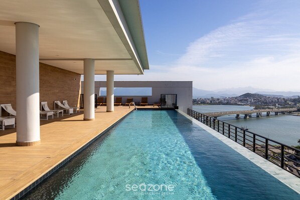Outdoor pool - TVT - Luxury Studios in the Center of Florianopolis (Florianópolis)