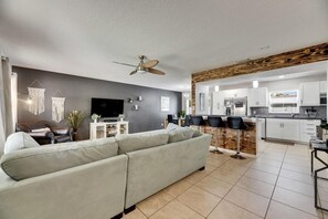 Smart TV, foosball, table tennis