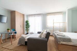 1 sovrum, strykjärn/strykbräda, gratis wi-fi och sängkläder