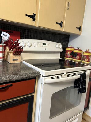 Microwave, oven, stovetop