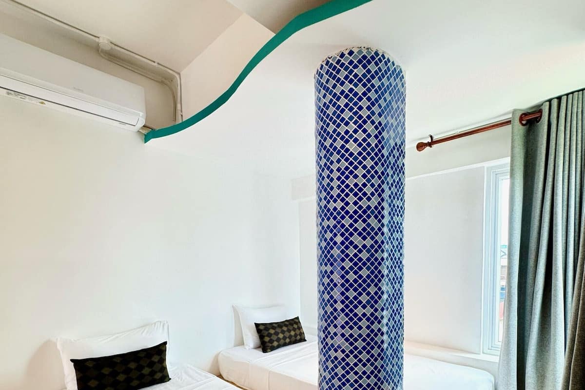 Twin Room, Pool View | Free WiFi, bed sheets