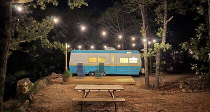 Vintage Camping at Keystone Lake: Boat Rental, Hiking, Campfire, Serene Outdoors