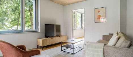 Tv och en stereo