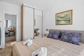 1 Schlafzimmer, Zimmersafe, Bügeleisen/Bügelbrett, Reisekinderbett