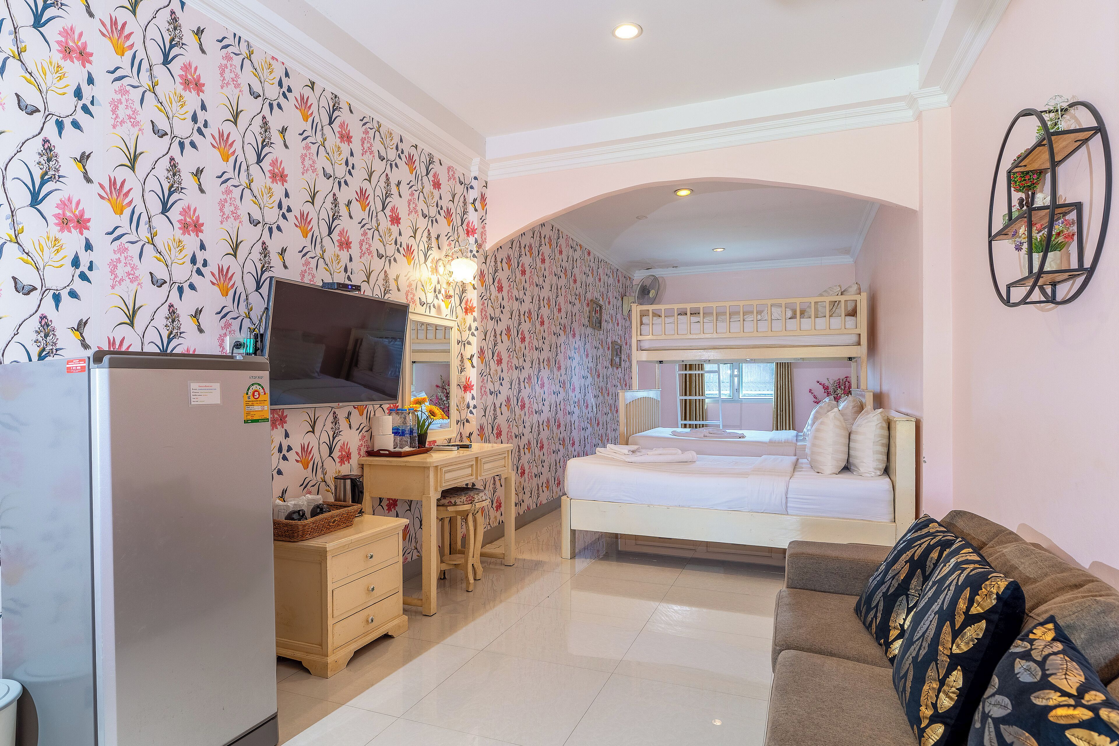 Familienzimmer, Gartenblick