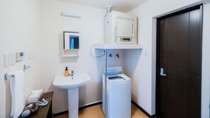 Hair dryer, towels