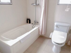 Hair dryer, towels
